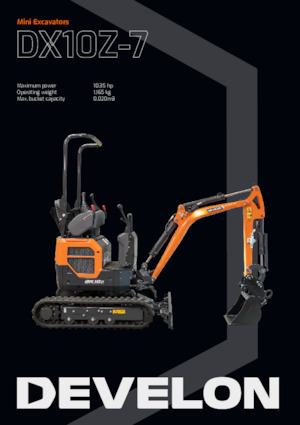 Mini ekskavatörler Develon DX10Z 