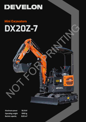 Mini Excavators Develon DX20Z-7 