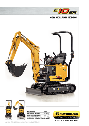 Mini Excavators New Holland E10SR