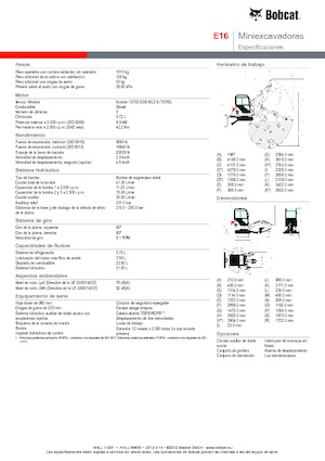 Mini Excavators Bobcat E 16
