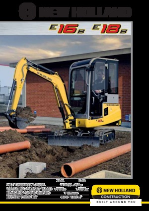 Mini ekskavatörler New Holland E16B
