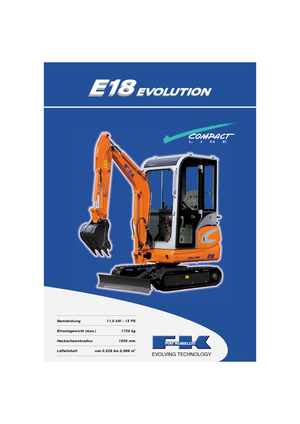 Mini Excavators Fiat Kobelco E 18