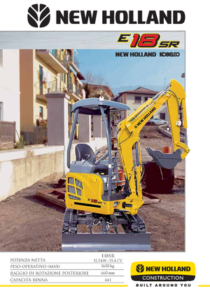 Mini Excavators New Holland E18SR