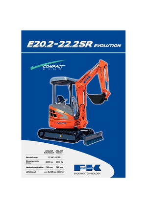 Mini Excavators Fiat Kobelco E 20 SR