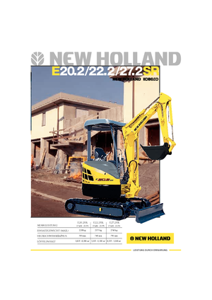 Mini Excavators New Holland E22.2SR