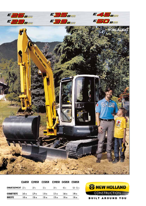 Mini Excavators New Holland E35B SR