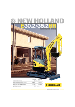 Mini ekskavatörler New Holland E30.2SR