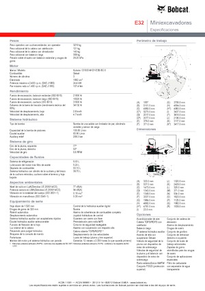 Mini ekskavatörler Bobcat E32