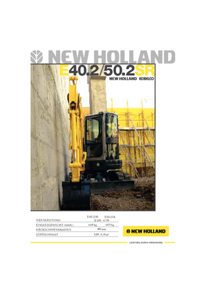 Mini ekskavatörler New Holland E50.2SR