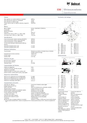 Mini ekskavatörler Bobcat E50z
