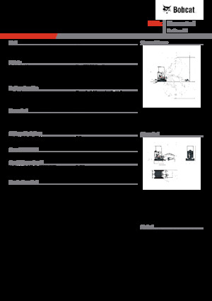 Mini Excavators Bobcat E17z