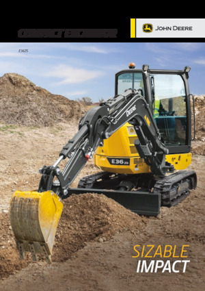 Mini Excavators John Deere Construction E36ZS