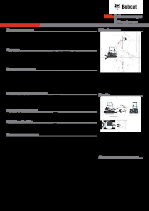 Mini Excavators Bobcat E55z