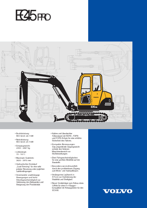 Mini Excavators Volvo EC45 Pro