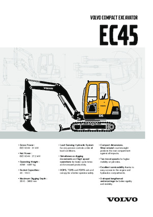 Mini Excavators Volvo EC45