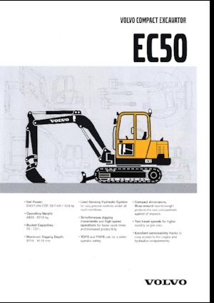 Mini Excavators Volvo EC50V