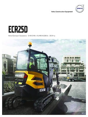 Mini Excavators Volvo ECR25D