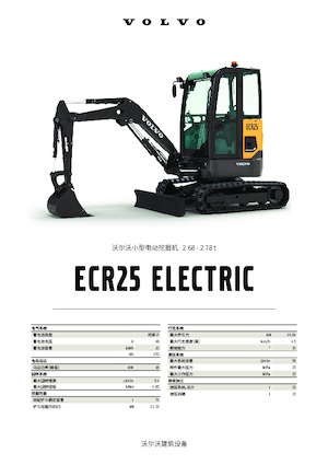 Mini Excavators Volvo ECR25 ELECTRIC