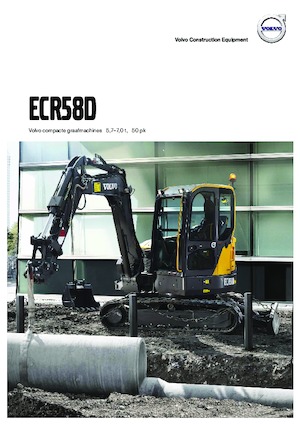 Mini Excavators Volvo ECR58D