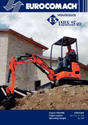 Mini Excavators Eurocomach ES 150.5 SR