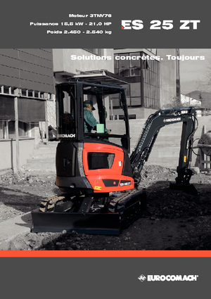Mini ekskavatörler Eurocomach ES 25 ZT