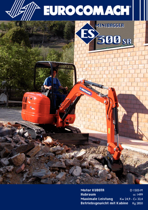 Mini Excavators Eurocomach ES 300 SR