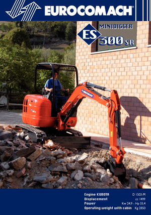 Mini Excavators Eurocomach ES 300 SR