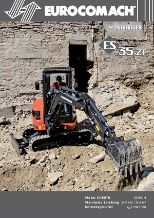 Mini ekskavatörler Eurocomach ES 35 ZT