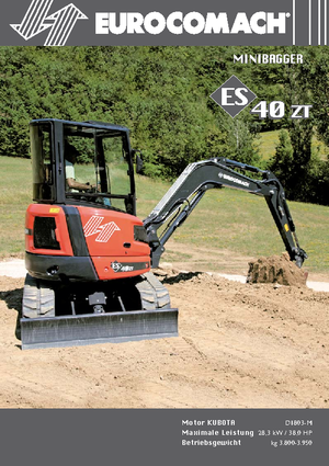 Mini Excavators Eurocomach ES 40 ZT