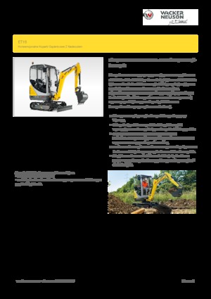 Mini Excavators Wacker Neuson ET16