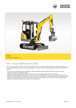 Mini Excavators Wacker Neuson ET24