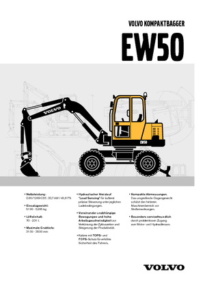 Wheel Excavators Volvo EW50