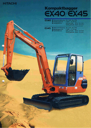 Mini Excavators Fiat-Hitachi EX 45-2