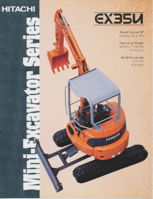 Mini Excavators Hitachi EX35U