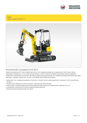 Mini ekskavatörler Wacker Neuson EZ17