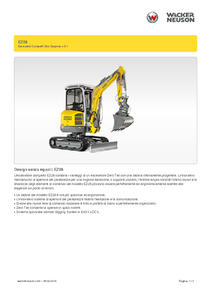 Mini ekskavatörler Wacker Neuson EZ28