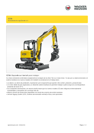 Mini Excavators Wacker Neuson EZ38