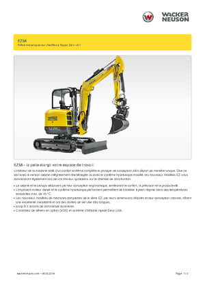 Mini Excavators Wacker Neuson EZ38