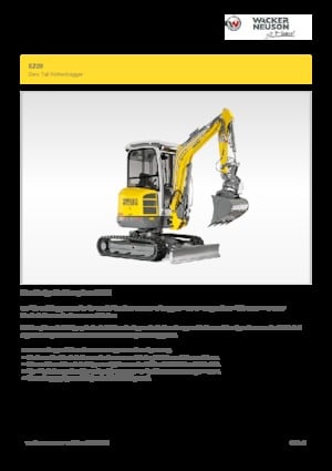 Mini Excavators Wacker Neuson EZ28
