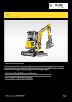 Mini Excavators Wacker Neuson EZ28