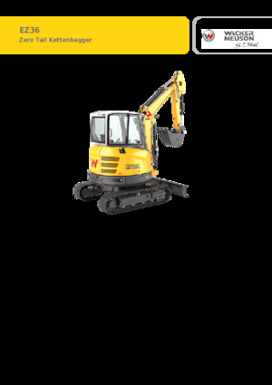 Mini Excavators Wacker Neuson EZ36