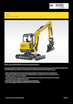 Mini Excavators Wacker Neuson EZ38