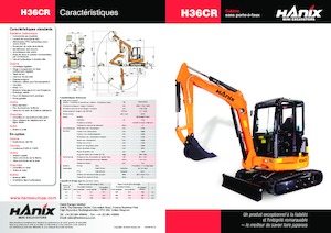 Mini Excavators Hanix H36CR