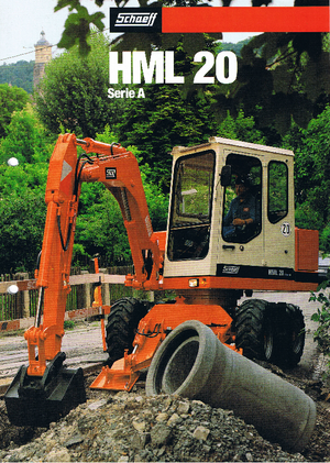 Tekerlekli ekskavatörler Terex-Schaeff HML 20