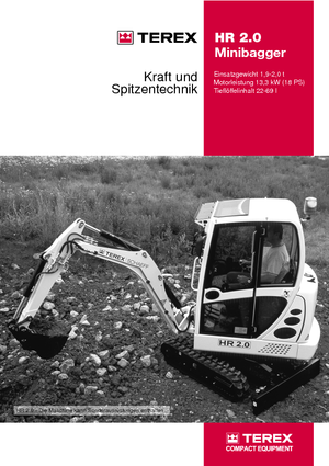 Mini Excavators Terex-Schaeff HR 2.0
