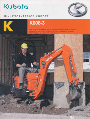 Mini Excavators Kubota K008-3