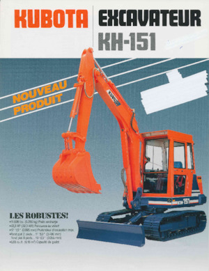 Mini Excavators Kubota KH151