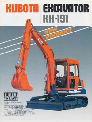 Mini Excavators Kubota KH191