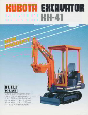 Mini Excavators Kubota KH41