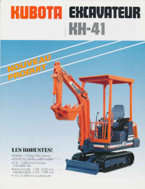 Mini Excavators Kubota KH41